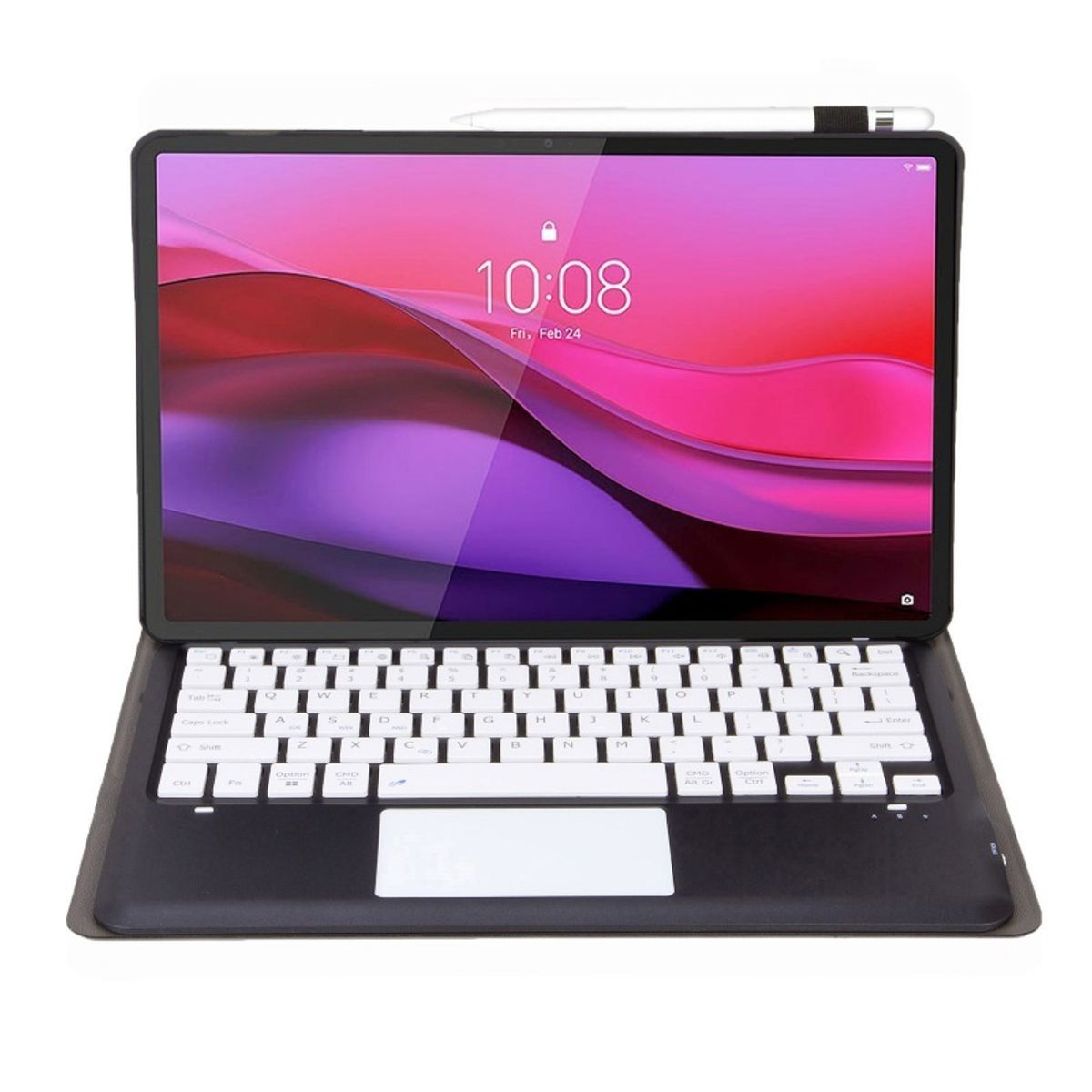 RENVMEXY - Teclado Táctil Bluetooth para Lenovo Yoga Tab Plus 12,7 pulgadas