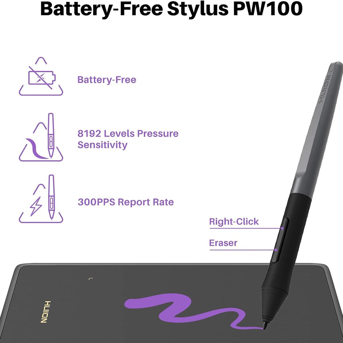 HUION - Tableta digitalizadora Huion H420X