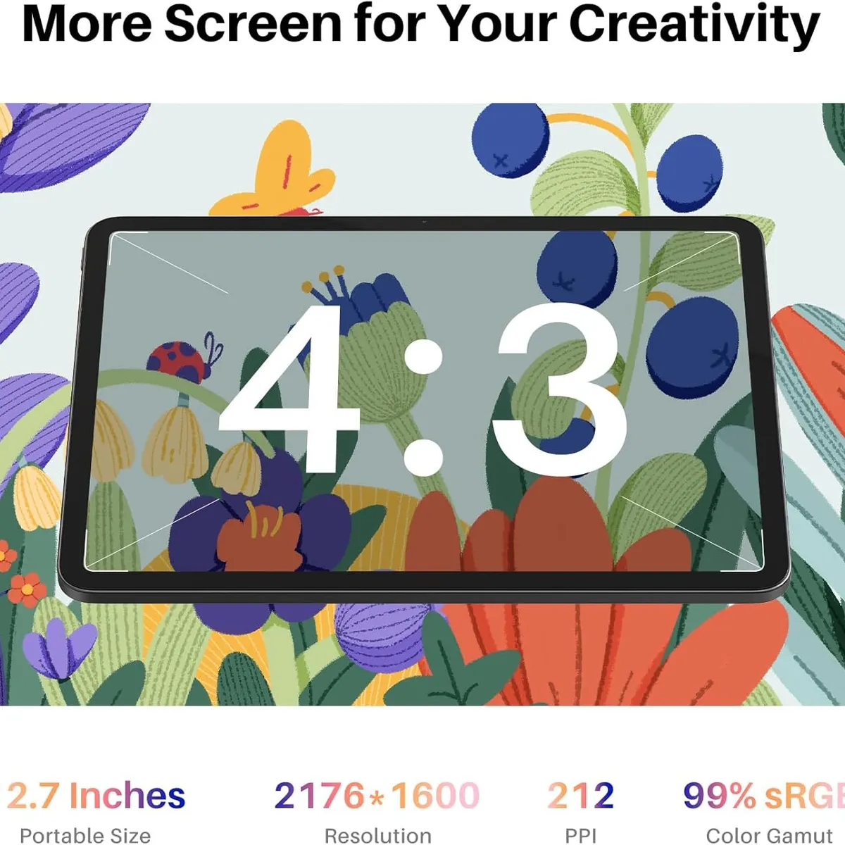 HUION - HUION Kamvas Slate 13 Tableta Grafica con Pantalla