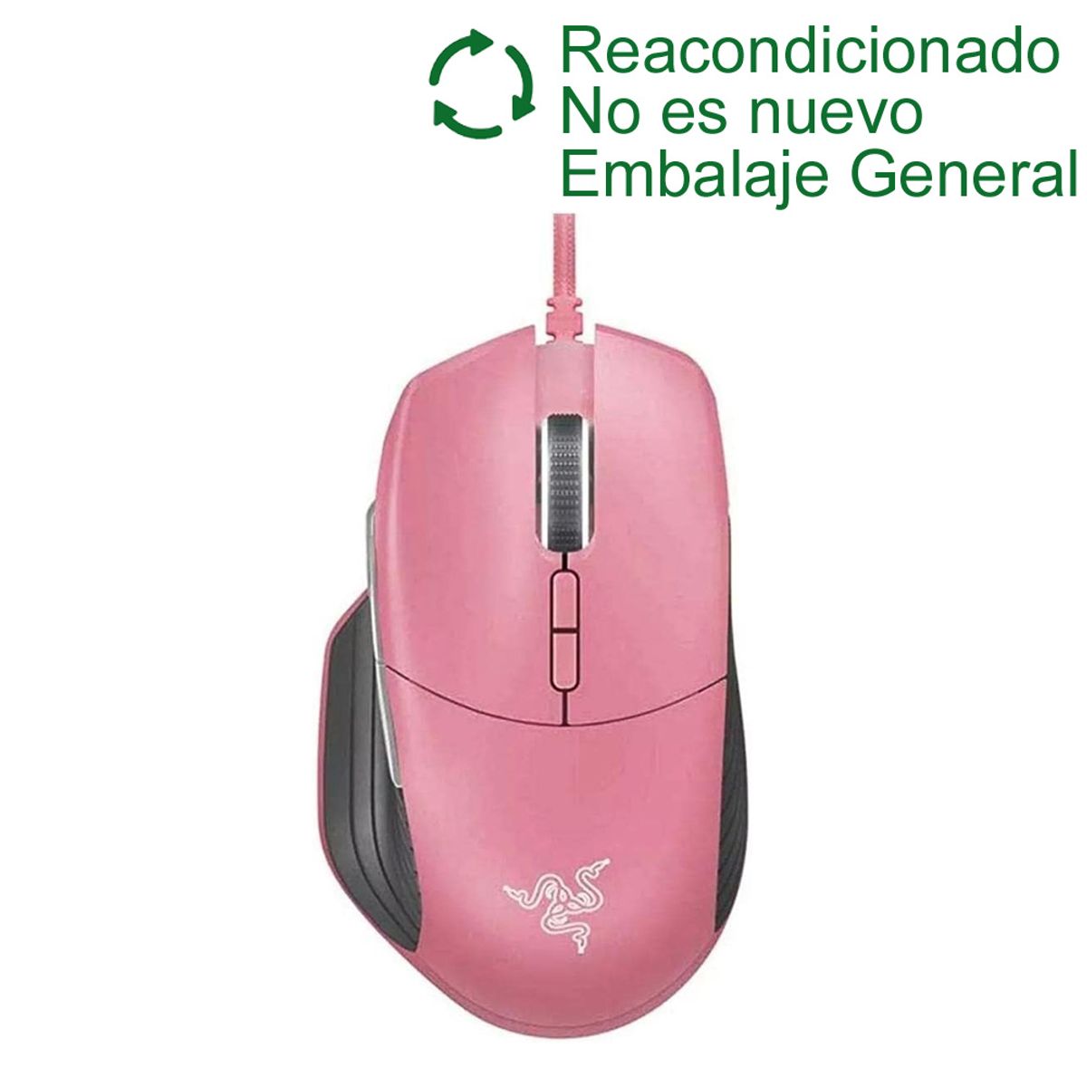 Razer Gamer Mouse Basilisk Wired Reacondicionado SemiNuevo-Quartz Pink, marca RAZER - Foto Principal