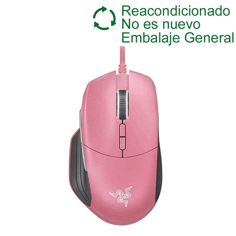 RAZER - Razer Gamer Mouse Basilisk Wired Reacondicionado SemiNuevo-Quartz Pink