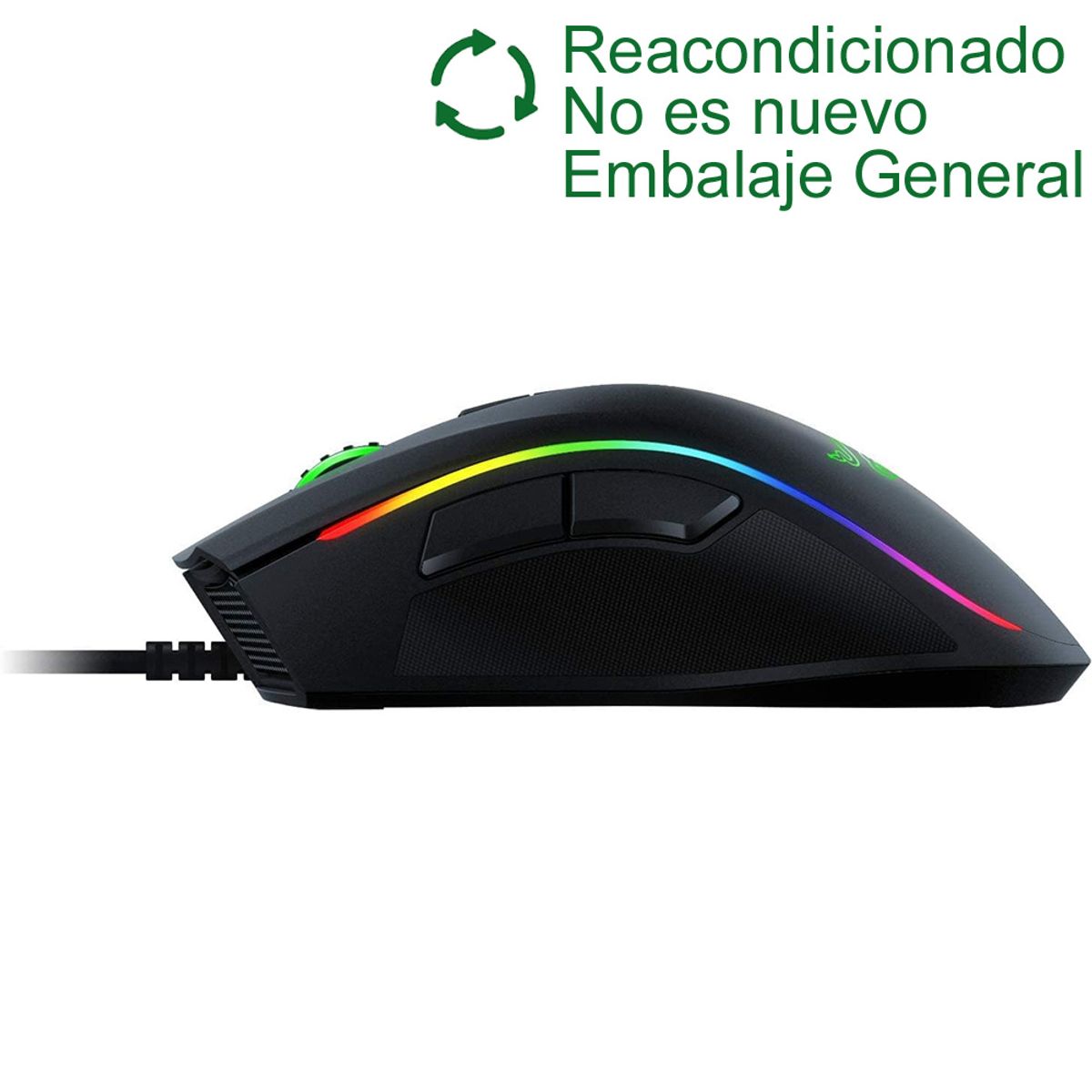 RAZER - Razer Gamer Mouse Mamba Elite Wired Reacondicionado SemiNuevo-Negro