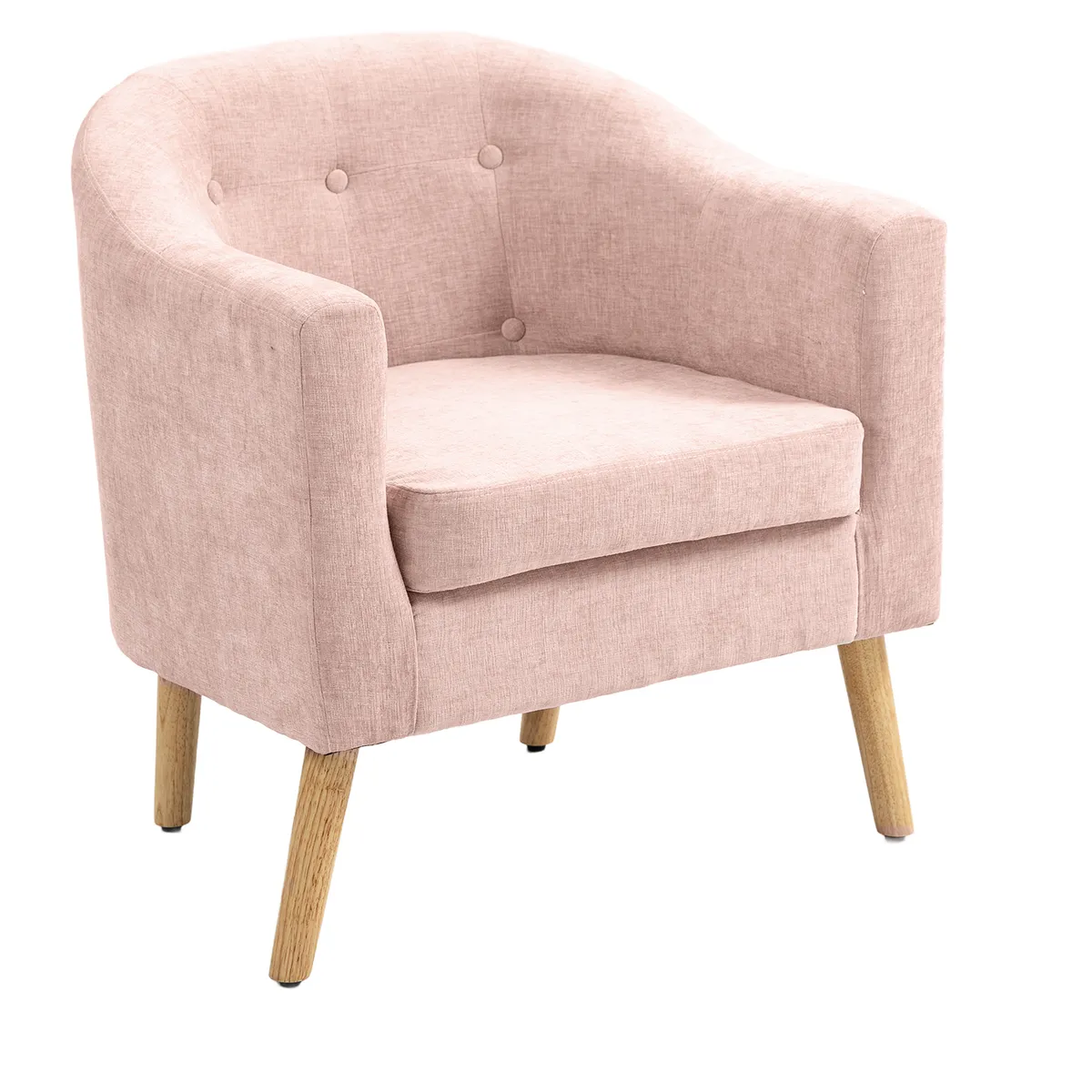 ELEMENT DESIGN - Poltrona 70x60x77CM para Dormitorio Apartamento Oficina Rosa