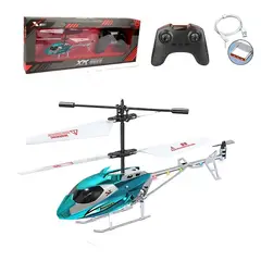 TIOZONEY - Helicóptero de control remoto de juguete - celeste metálico