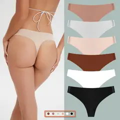 TIOZONEY - Pack de 6 Calzones Mujer.-