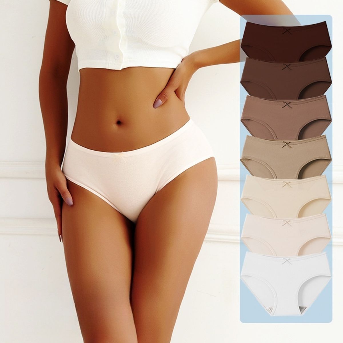 TIOZONEY - Pack de 7 Calzones Mujer