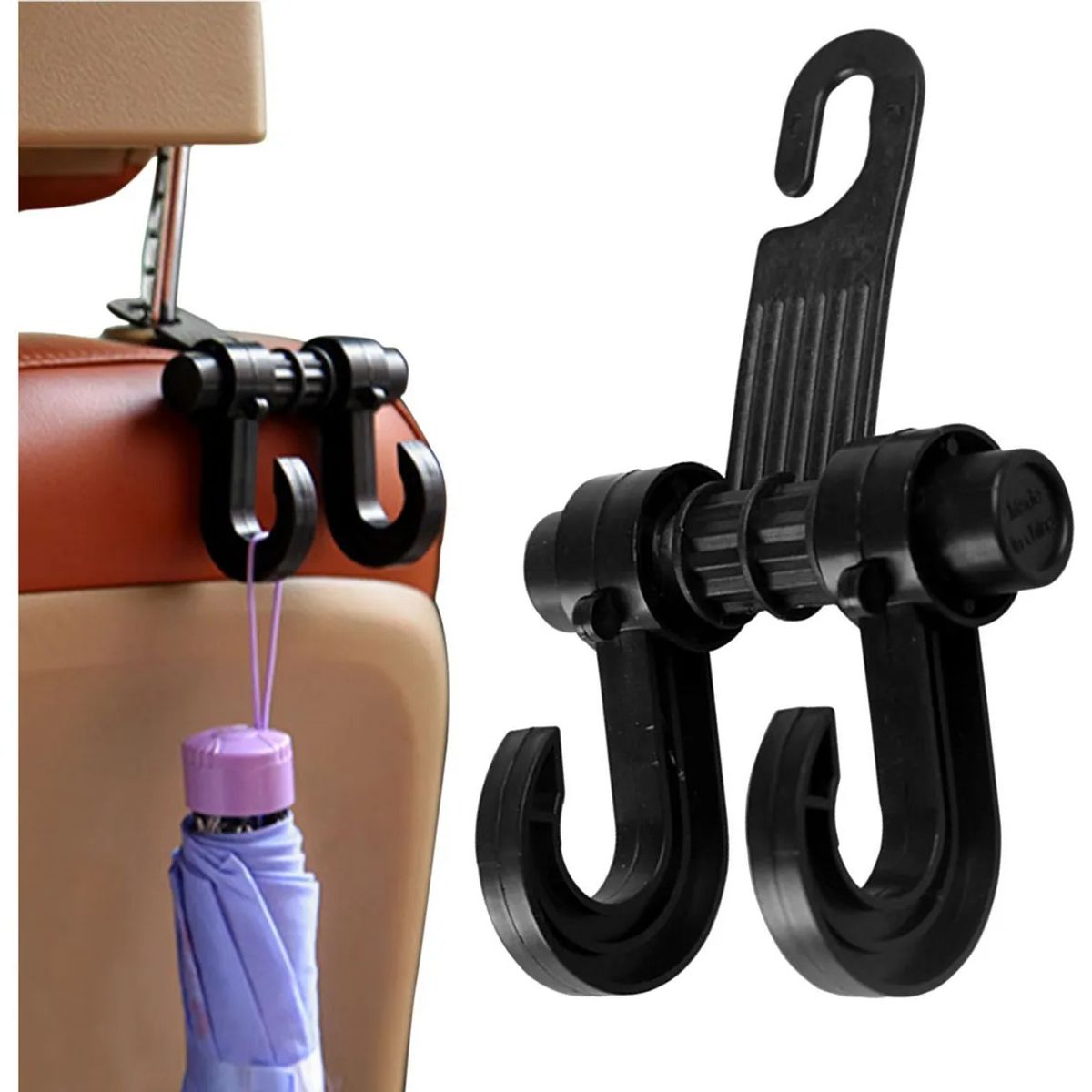 GENERICO - Gancho Auto Colgador De Monedero Bolsas