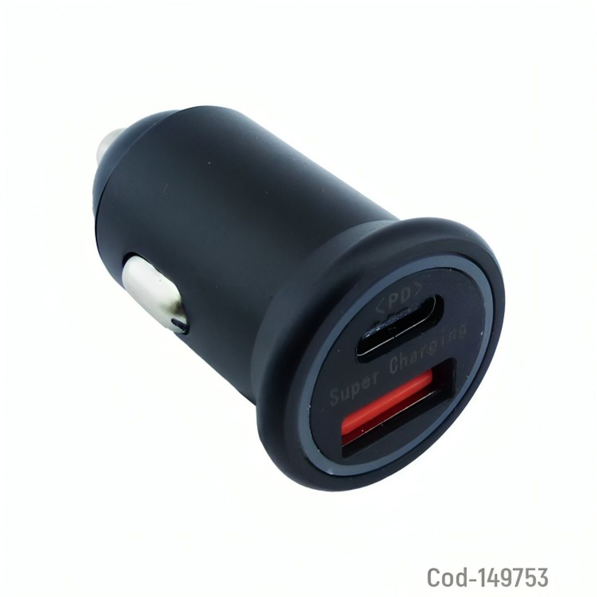 GENERICO - CARGADOR 1 USB Y 1PD TYPE-C 100W  MODT-5102 12V ALUMINIO AUTO