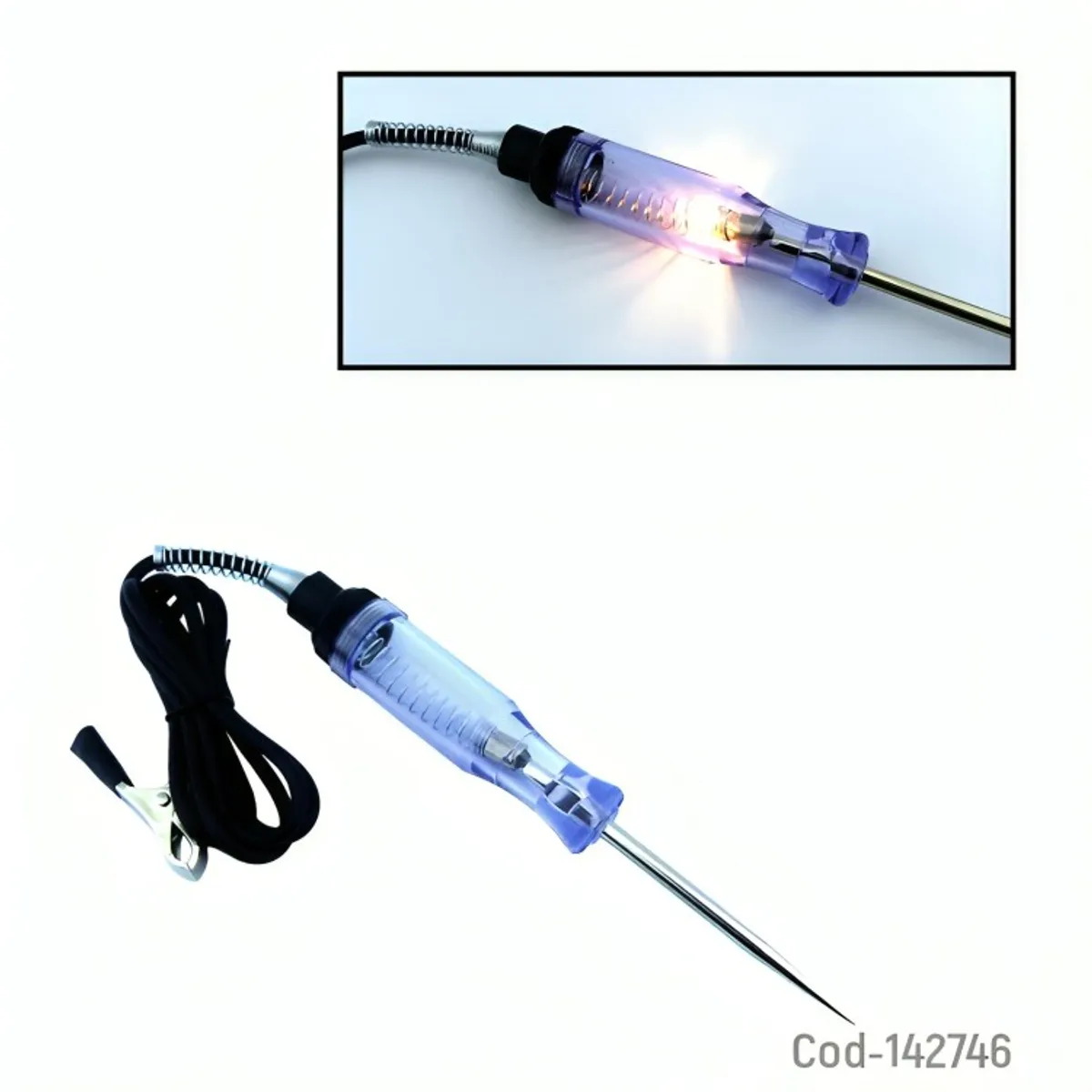 GENERICO - TESTER TIPO DESTORNILLADOR GRANDE 6-24 VOLT AUTO
