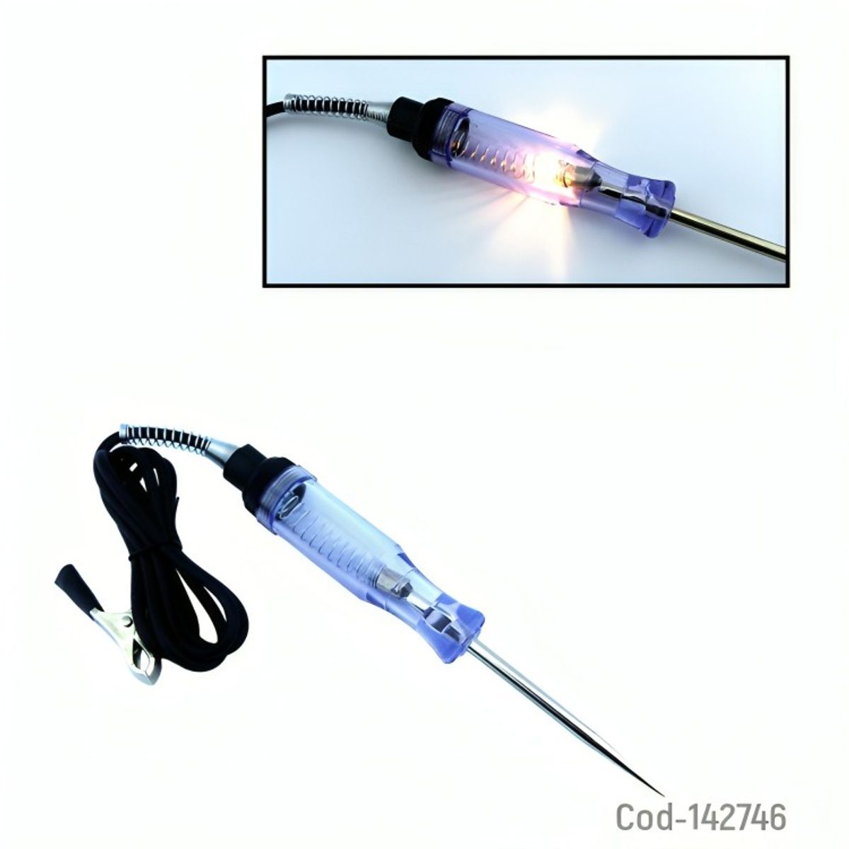 GENERICO - TESTER TIPO DESTORNILLADOR GRANDE 6-24 VOLT AUTO