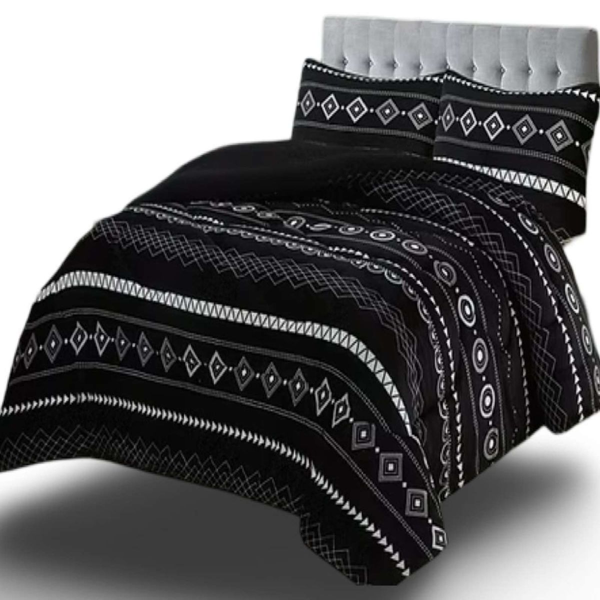 GENERICO - CUBRECAMA CON CHIPORRO PELUDO GRUESO KING - SUPER KING L9