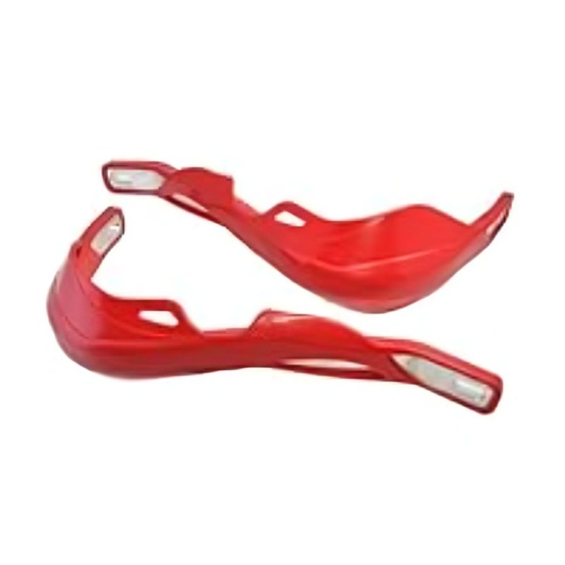 GENERICO - PROTECTOR DE MANILLAR  MOTOCROSS 33X20CM  EL PAR ROJO