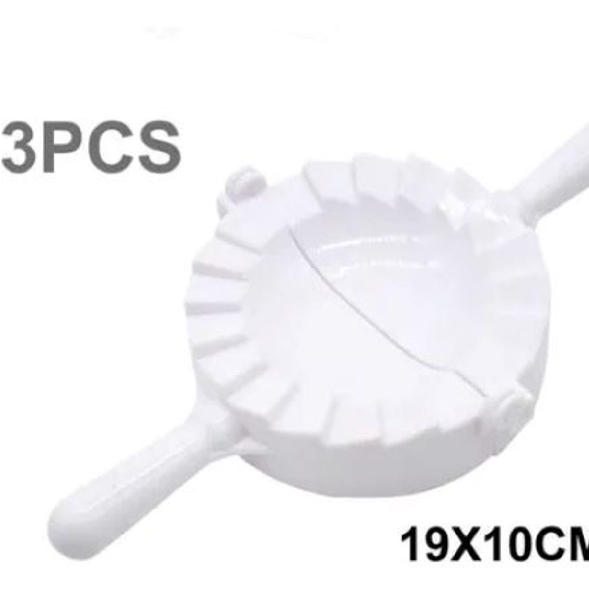 GENERICO - Set De 3 Moldes Para Empanadas 19x10 Cm