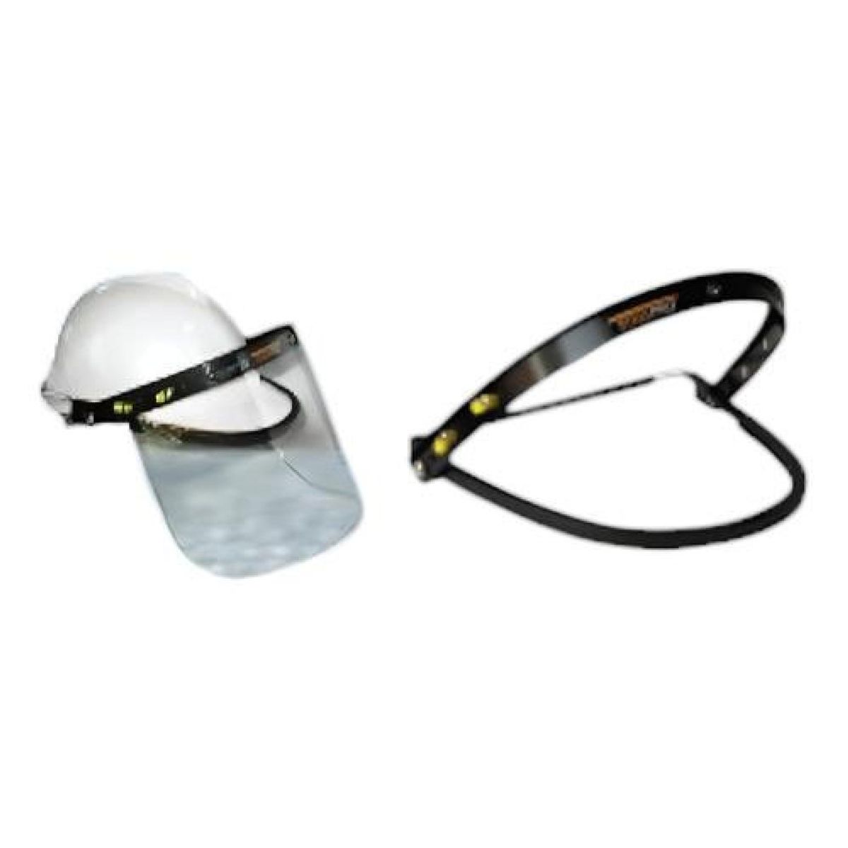 STEELPRO - Adaptador Universal A Casco Plástico Aluminio Porta Visor - Negro