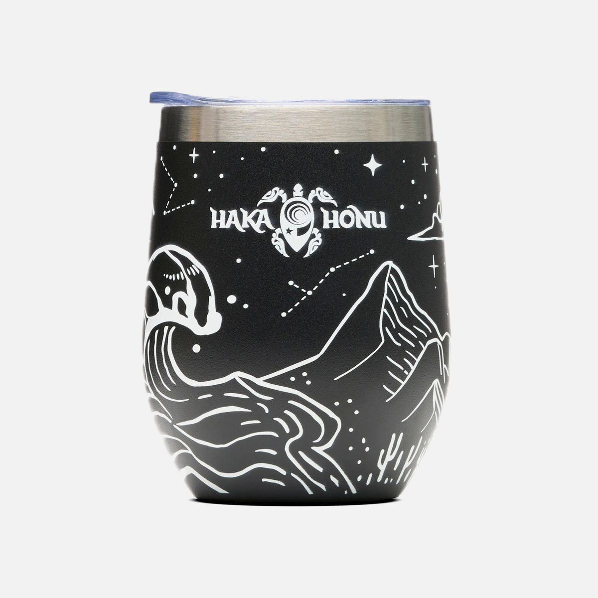HAKA HONU - Tazón El Taza 350 ML Negro Haka Honu