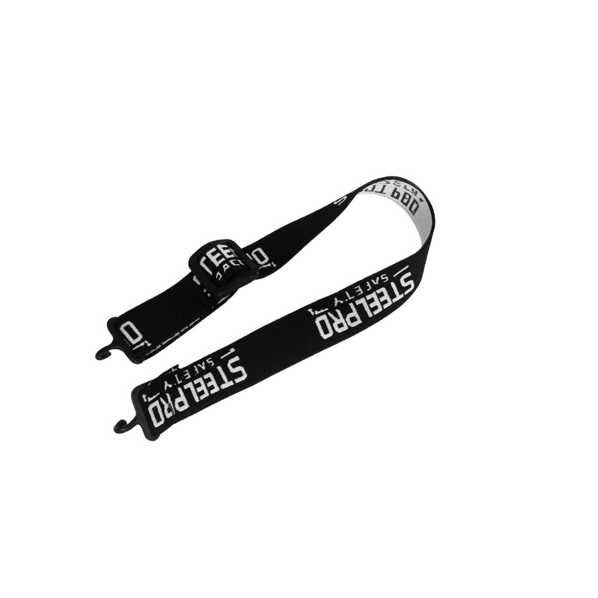 STEELPRO - Barbiquejo Dieléctrico Regulable Pack 10 Unidades - Negro