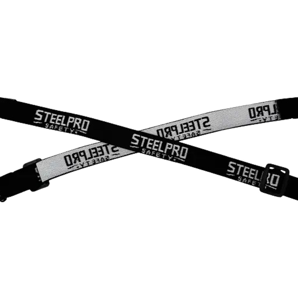 STEELPRO - Barbiquejo Dieléctrico Regulable Pack 10 Unidades - Negro