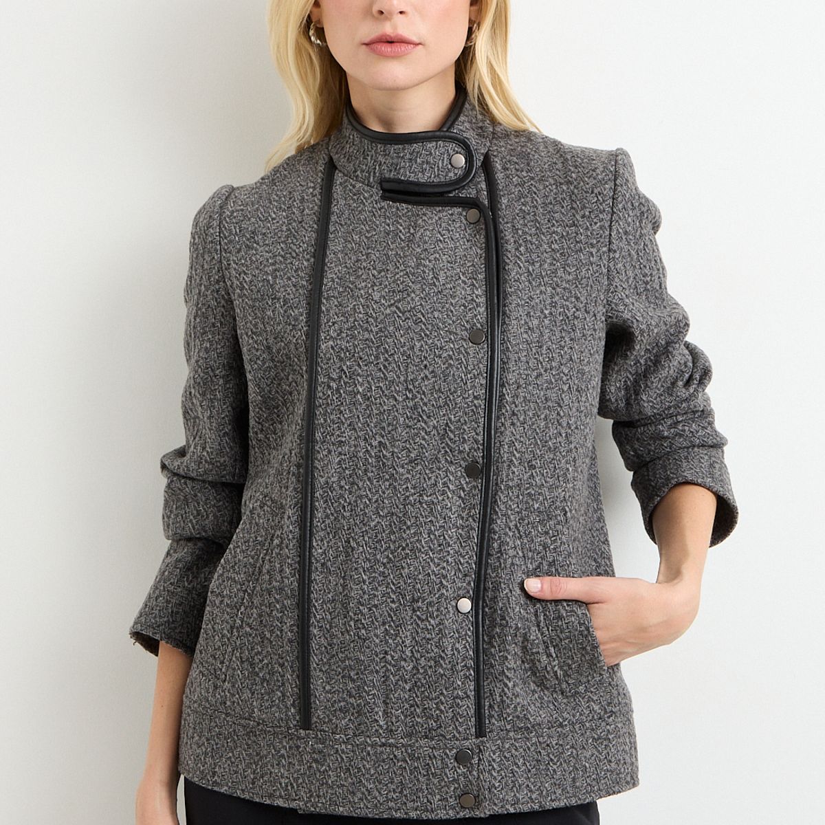 ASH - Chaqueta Gris Mujer Ash