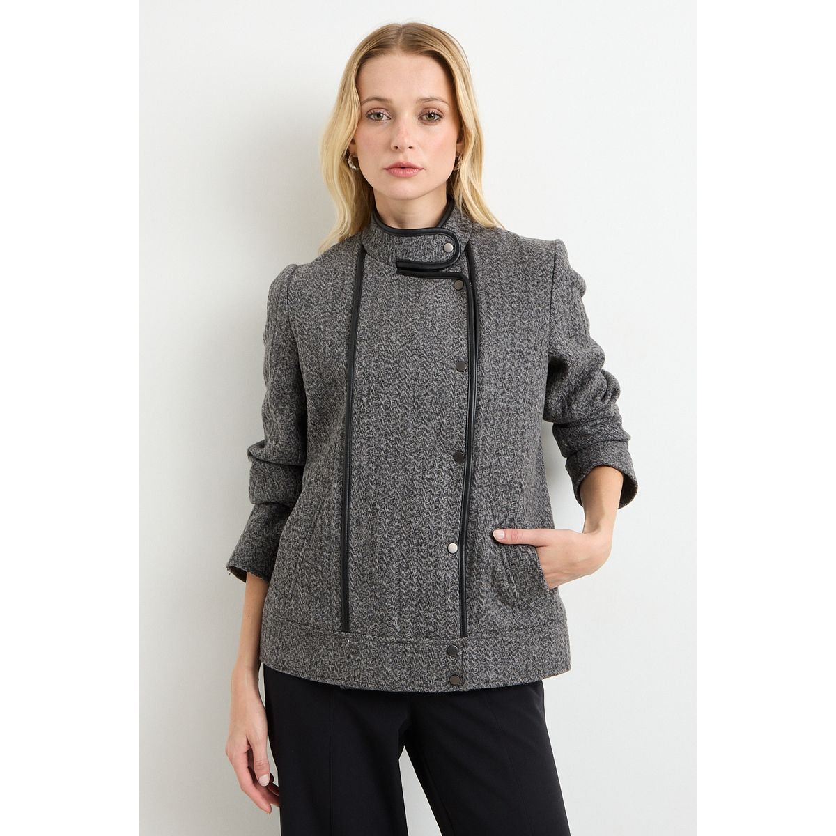 ASH - Chaqueta Gris Mujer Ash