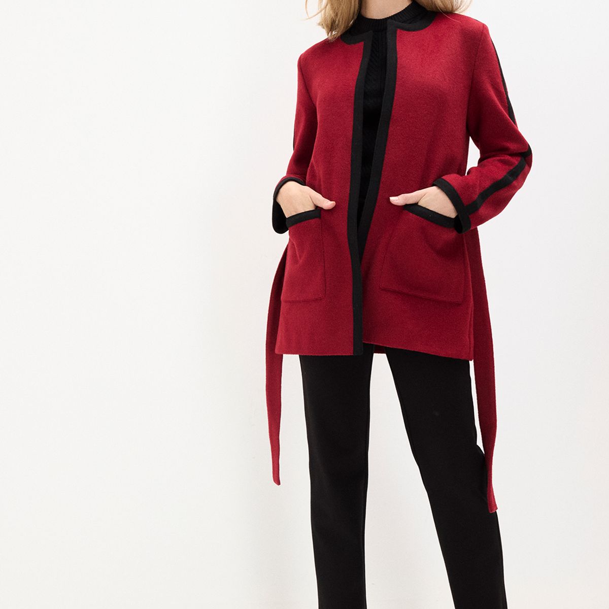 MA GRIFFE - Chaqueton Rojo Mujer Magriffe