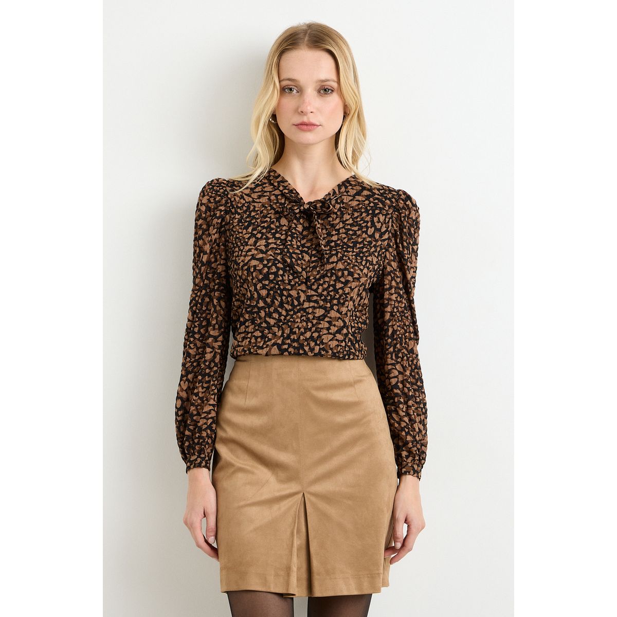 ASH - Blusa Manga Larga Negro Mujer Ash