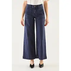 MA GRIFFE - Jeans Azul Marino Mujer Magriffe