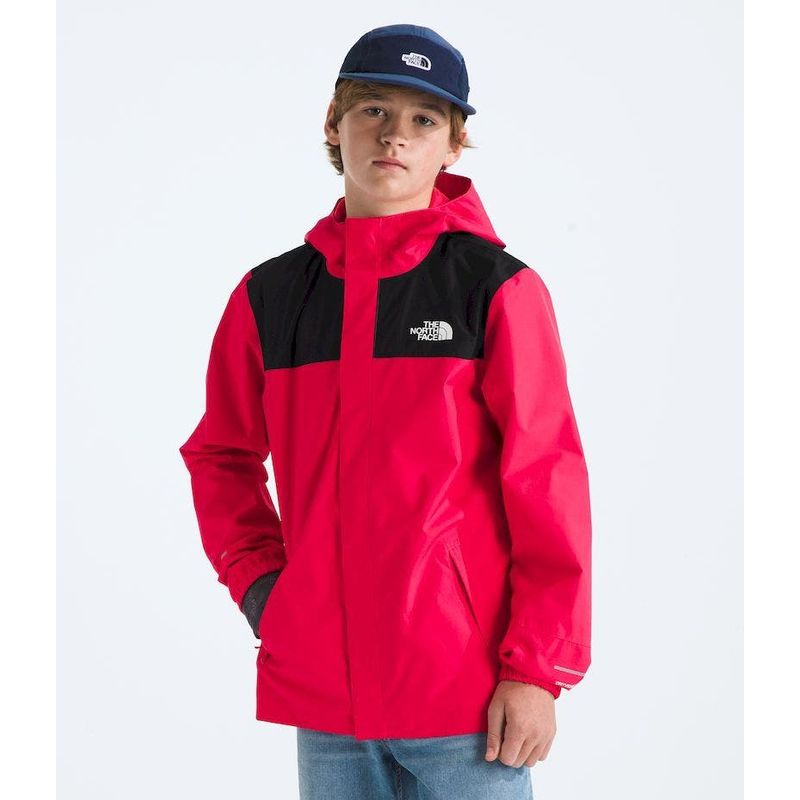 THE NORTH FACE - Chaqueta Impermeable Antora Rain Niño - Rojo