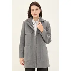 MA GRIFFE - Chaqueton Gris Marengo Mujer Magriffe