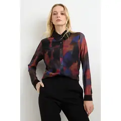 ASH - Blusa Manga Larga Morado Mujer