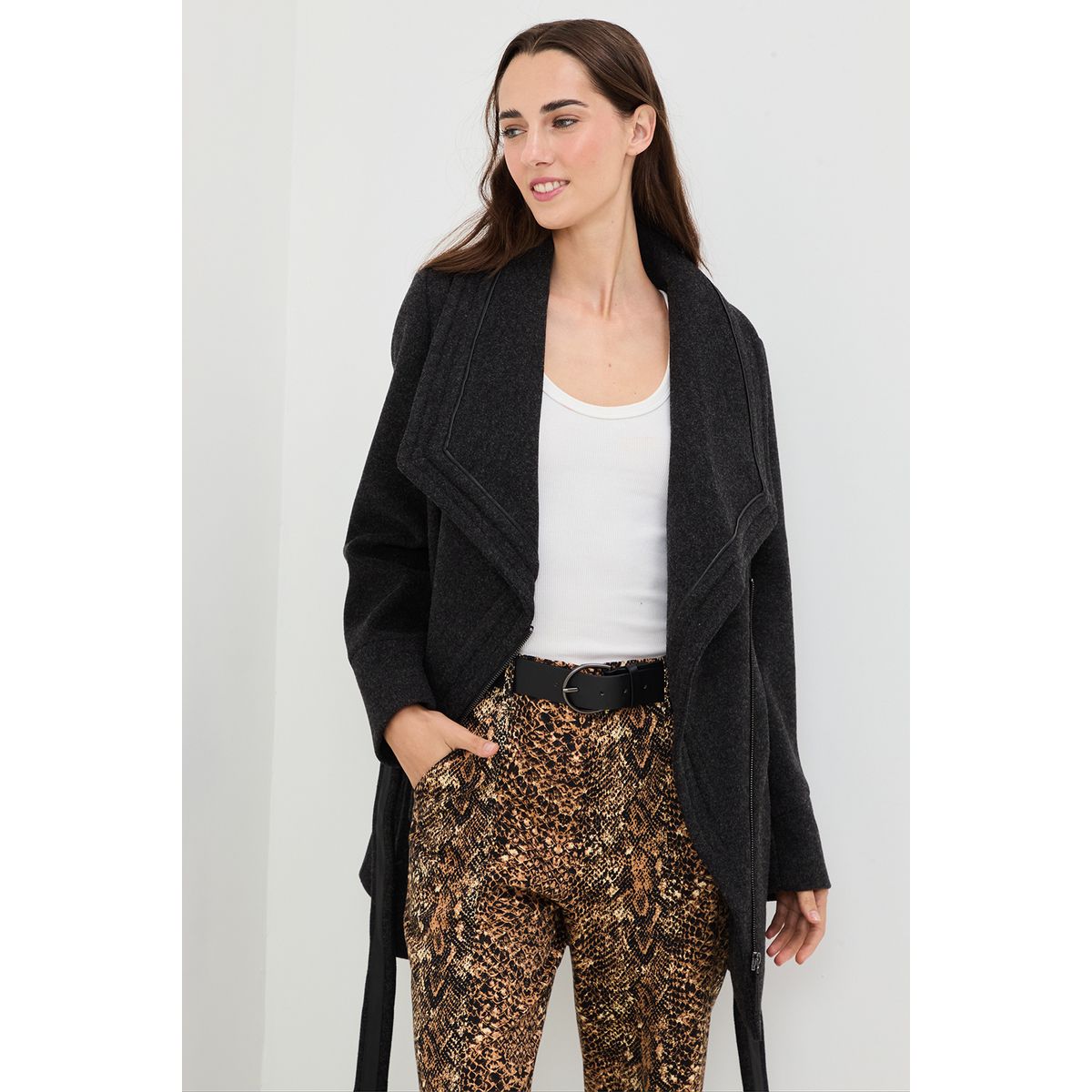 IO - Chaqueton Gris Marengo Mujer Io