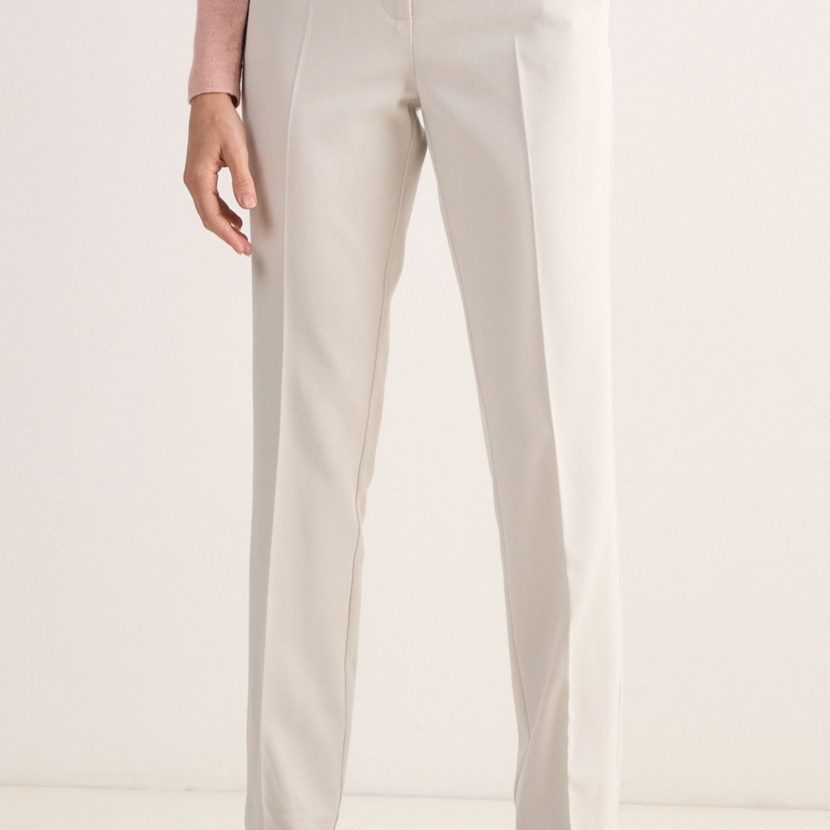 MA GRIFFE - Pantalon Gris Mujer Magriffe