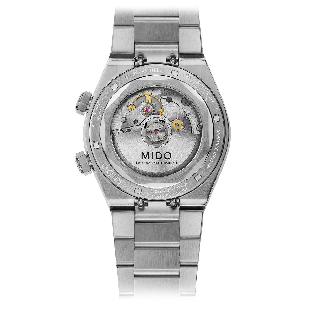 MIDO - Reloj Mido Multifort 8 Two Crowns Acero