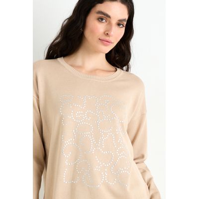 Imagen 2 del producto Sweater Beige Mujer
