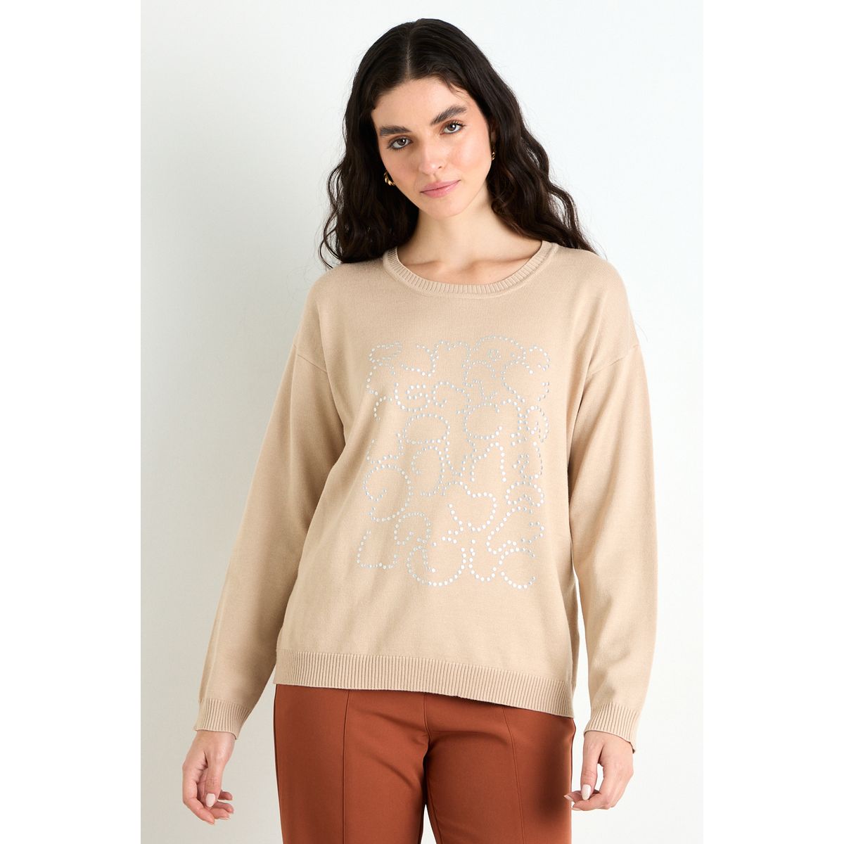 ASH - Sweater Beige Mujer Ash