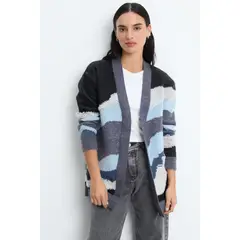 IO - Cardigan Celeste Mujer
