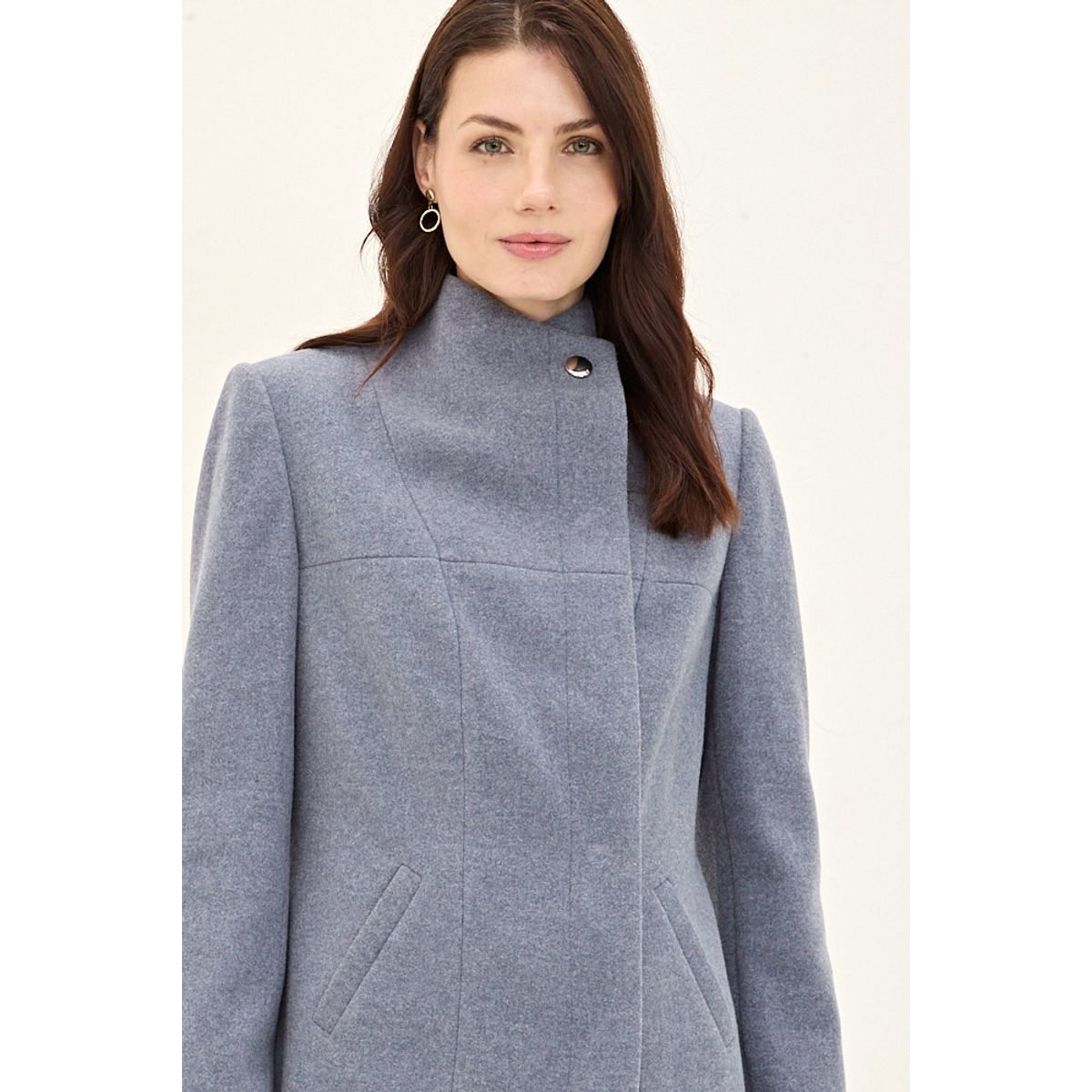 MA GRIFFE - Chaqueton Azul Marino Mujer Magriffe