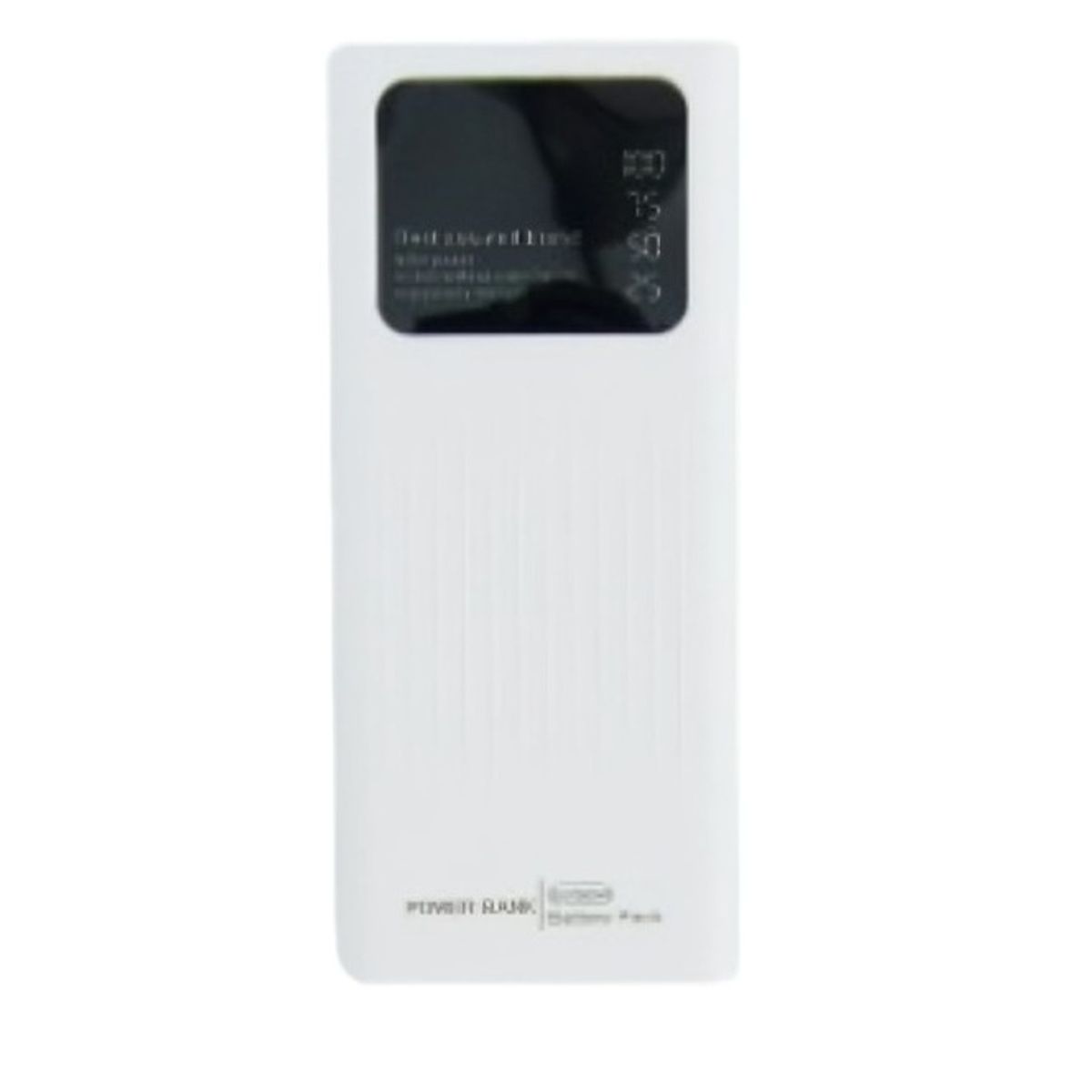 GENERICO - BATERIA EMERGENCIA 2 USB 20000 MAH CON LINTERNA INDICADOR DE CARGA