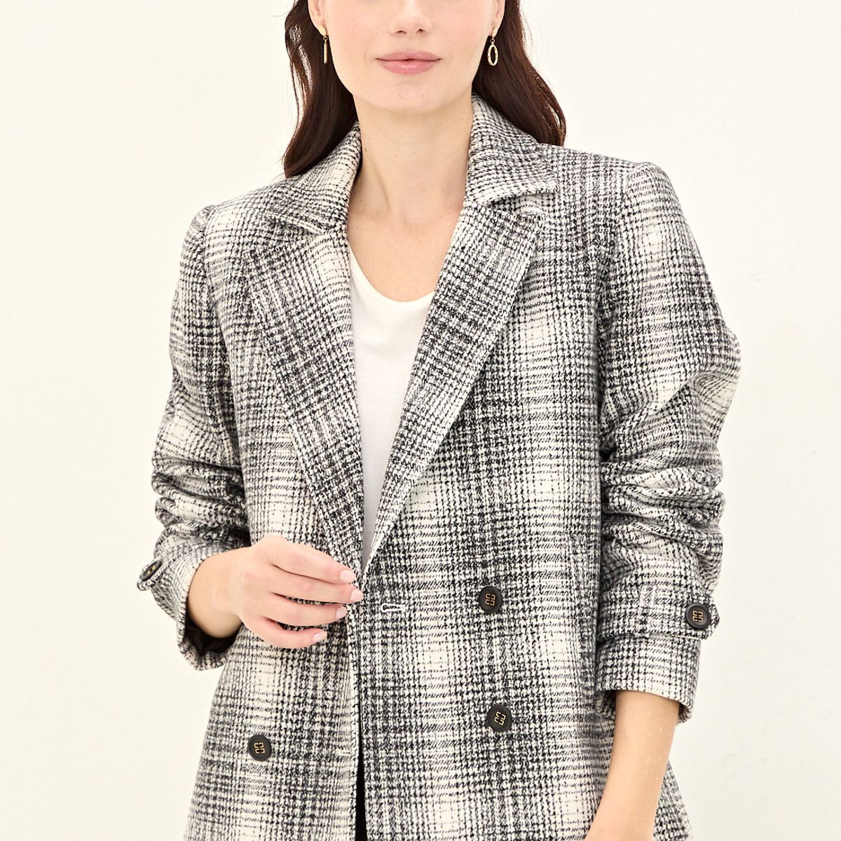 MA GRIFFE - Blazer Negro Mujer Magriffe