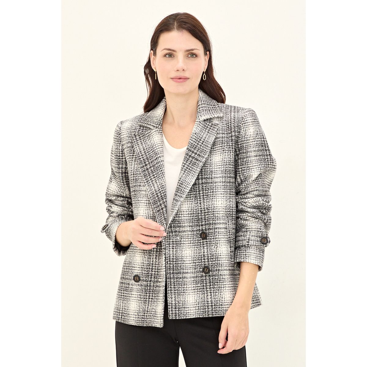 MA GRIFFE - Blazer Negro Mujer Magriffe