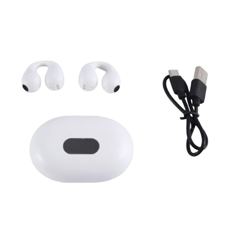 GENERICO - AUDIFONO TRUE WIRELESS BLUETOOTH MODQ80 CLIP ON CON PANTALLA LCD