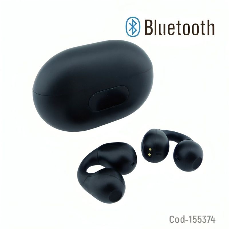 GENERICO - AUDIFONO TRUE WIRELESS BLUETOOTH MODQ80 CLIP ON CON PANTALLA LCD