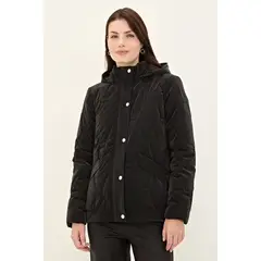 MA GRIFFE - Parka Negro Mujer Magriffe