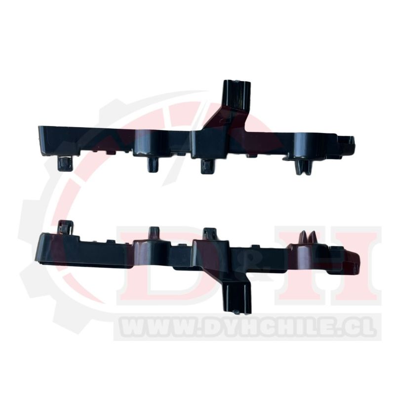 GENERICO - Par Mensulas Parachoque Delantero Nissan Qashqai 2017-2022