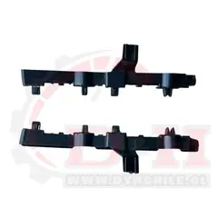 GENERICO - Par Mensulas Parachoque Delantero Nissan Qashqai 2017-2022