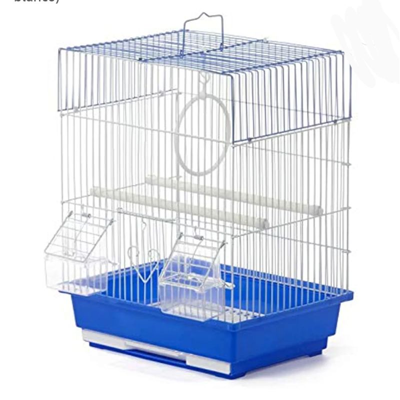 GENERICO - Jaula para aves pequeñas azul 104