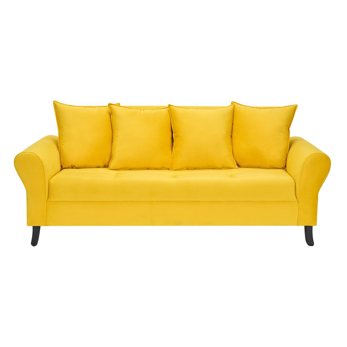 BODEVIR - Sofa Lua 3C Felpa 20 Amarillo