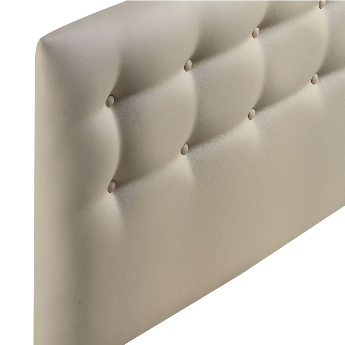 BODEVIR - Respaldo Botone PU King Biege