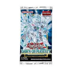 DEVIR - Yu-Gi-OH Dawn of Majesty booster sobre - Blanco