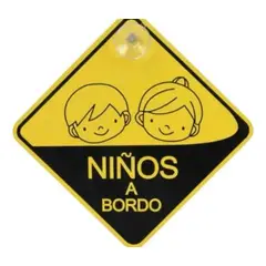 GENERICO - Señales De Advertencia De Bebé A Bordo Amarillo
