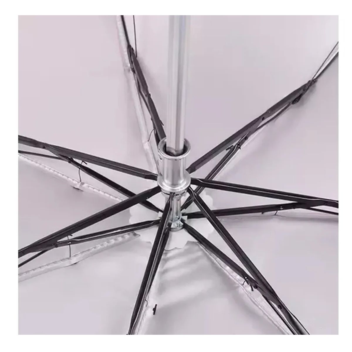 GENERICO - Paraguas Retractil Uv Manual Sombrilla De Bolsillo Portatil